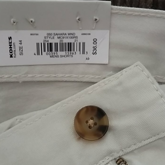 Men's croft&barrow sise-elastic 7.5"inseam cargo - Picture 3 of 4